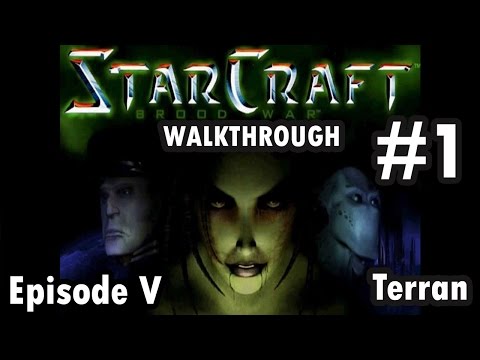StarCraft Brood War - Terran - Episode V - 1. First Strike (Walkthrough)
