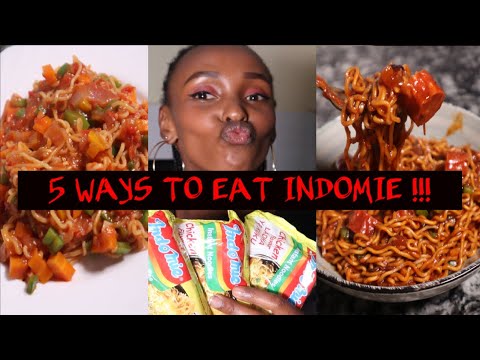 5 Ways To Eat INDOMIE!!! // EASY LUNCH | DINNER IDEAS //DIFFRENT WAYS TO MAKE INSTANT NOODLES