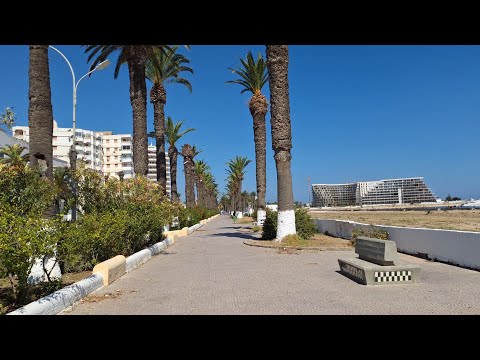 Walking Tour Bizerte tunisia Pier & Corniche |  كورنيش جولة مشي بنزرت