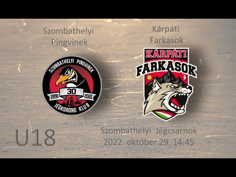 U18 82 Szombathelyi Pingvinek -  Kárpáti Farkasok (élő közvetítés)