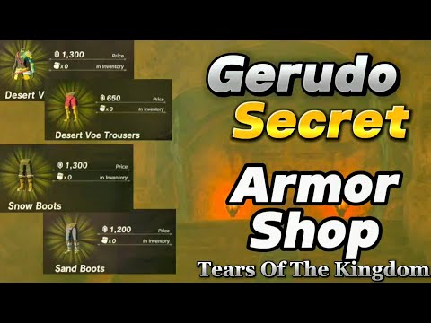 How To Get Gerudo Clothes Tears Of The Kingdom - Secret Stash