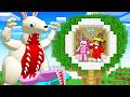 I Built A SECRET TREEHOUSE To Hide From EASTER BUNNY MONSTER In Minecraft