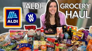 Healthy ALDI Grocery Haul For Weight Loss | Meals Ideas | WeightWatchers Points, Nutrition & Prices