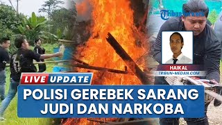Polrestabes Medan Bongkar Dua Lokasi Narkoba dan Judi di Bumi Perkemahan Sibolangit