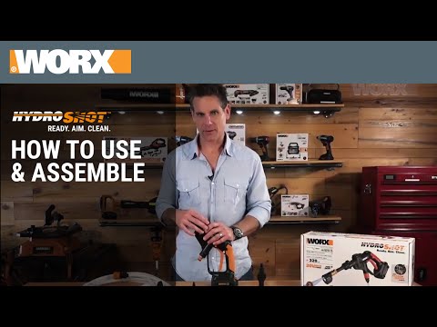 WORX Hydroshot | How to Use & Assemble