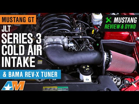 2005-2009 Mustang GT JLT Series 3 Cold Air Intake and BAMA Rev-X Tuner Review & Dyno
