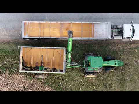 Another 4 Hours of Harvesting (Combining) Corn.(ASMR)