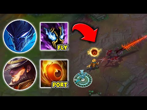 WE RAN THE GLOBAL COMP AND PORTED AROUND THE MAP ALL GAME - League of Legends
