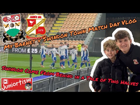 Swindon Come From Behind in a Tale of Two Halves | My Barnet v Swindon Town Match Day Vlog