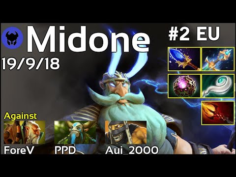Midone [Secret] plays Zeus!!! Dota 2 7.19