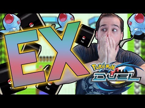 EX PULL! 200 GEMS + UNDEFEATED Poison Deck! Poison Gym Cup Battles + Booster Openings | POKEMON DUEL Video