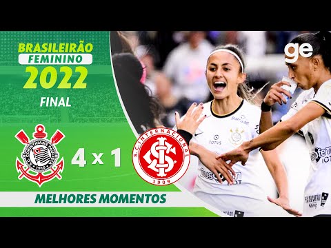 Vídeo / Corinthians 4 X 1 Internacional(RS) - Brasileiro Feminino 2022 - É Campeão!