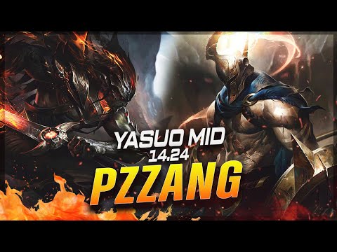 PZ ZZANG - Yasuo vs Pantheon MID Patch 14.24 - Grandmaster Yasuo Gameplay