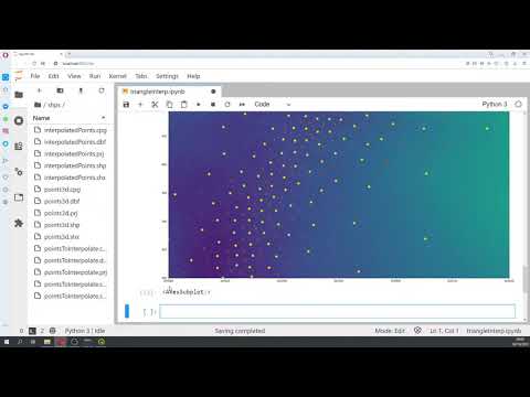 Geospatial triangular interpolation with Python, Scipy, Geopandas and ...