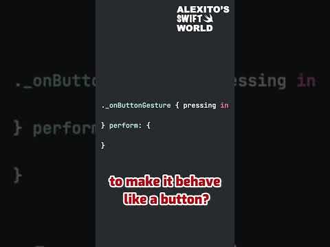 #SwiftUI button modifier! #Shorts thumbnail
