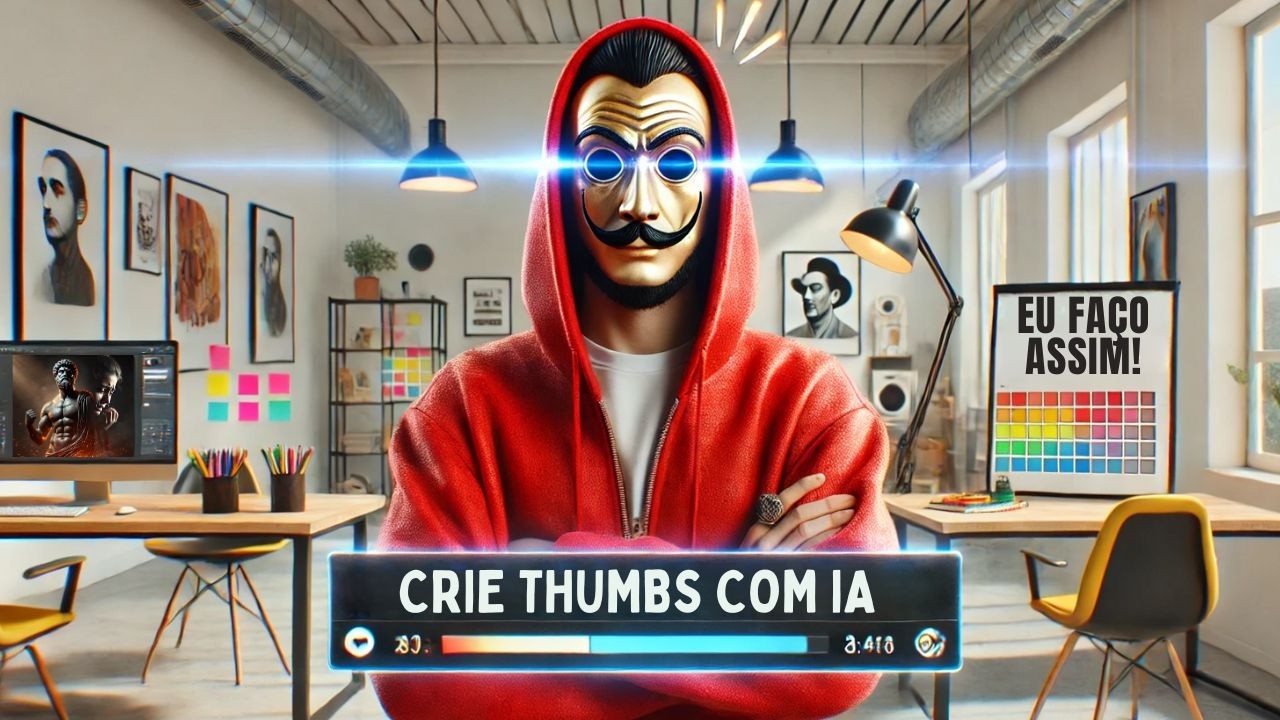 Como Eu Uso IA para Criar Thumbnails Irresistíveis no YouTube!