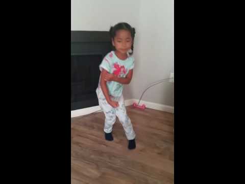 Charm's dancing to CL Lifted song on 08/19/1016