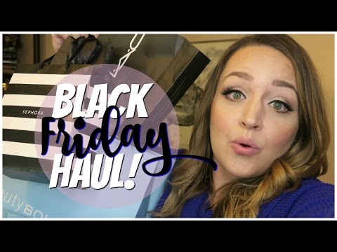 Hella Big Black Friday Makeup Haul! Free Makeup Haul! SDM/Sephora/MAC Video