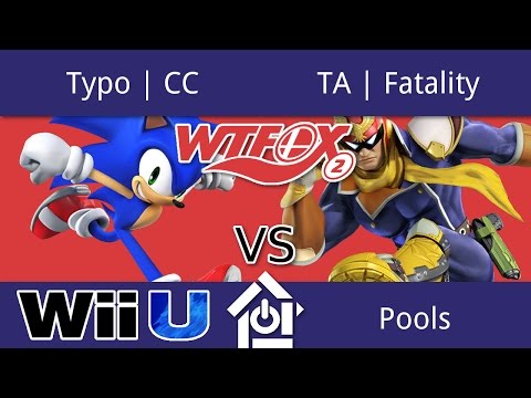 WTFox2 - Typo | CC (Sonic) vs TA | Fatality (Captain Falcon) - Smash 4 Pools