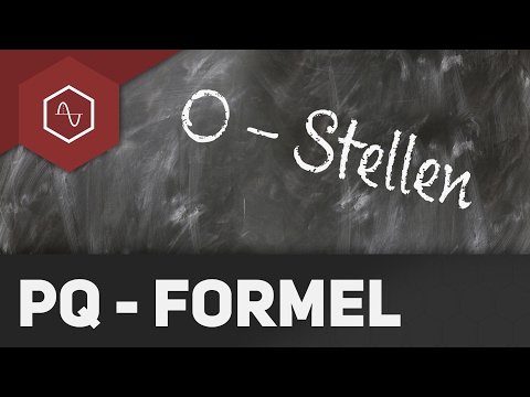 Determine zeros easily - Example pq formula