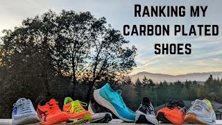 Ranking My Carbon-Plated Running Shoes!