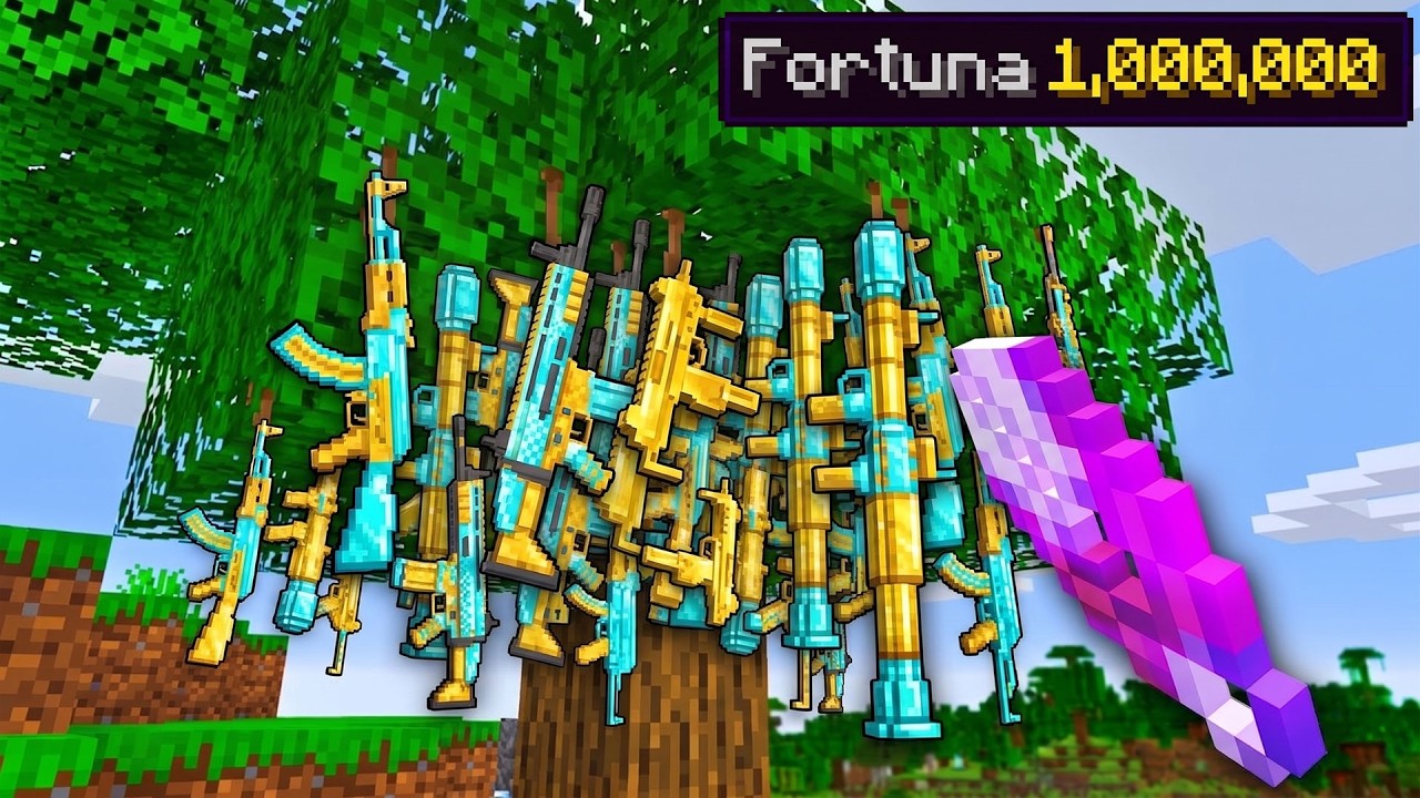 MINECRAFT MA OGNI ALBERO DROPPA ARMI OP