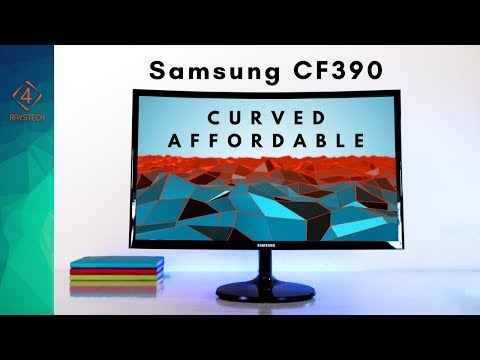 24inch cf390 curved led monitor