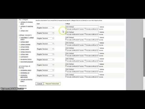 Nths Transcript Tutorial Via Naviance And Parchment