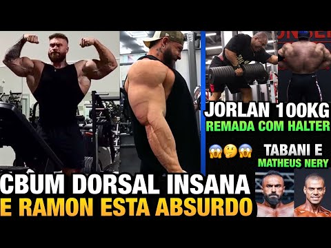 CBUM MOSTRA DORSAL GIGANTE e RAMON ESTÁ ABSURDO TAMBÉM + JORLAN e ITÁLIA PRO