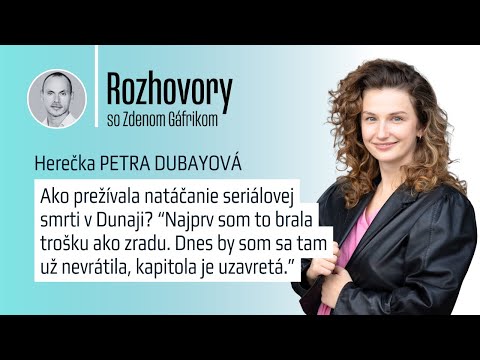 Dubayová o konci v Dunaji: Najprv som to brala trošku ako zradu, dnes by som sa tam už nevrátila
