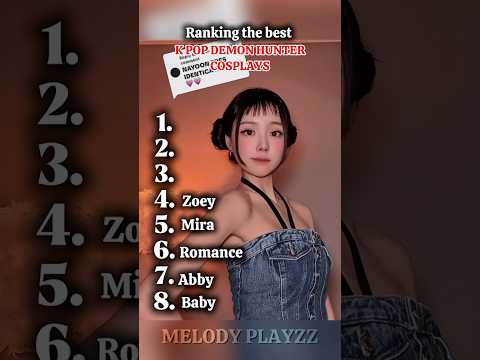 Ranking k-pop demon hunter cosplays #kpopdemonhunters #shorts #cosplay #fypviralシ #fyp #viral #yt