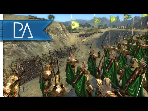 DEFENSE OF THE ELVES - Third Age Total War Mod Gameplay