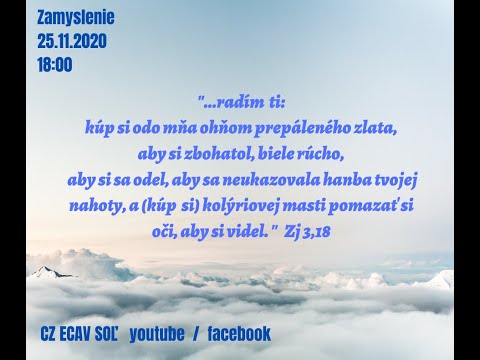 Zamyslenie - 25.112020