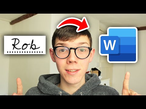 How To Insert Signature In Word - Full Guide