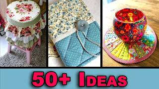 50+ Fun Sewing Projects for Home Decor | Fabric Upcycle Ideas