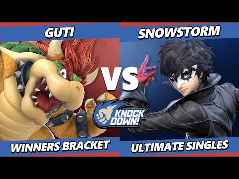 Knockdown 77 - Guti (Bowser, Luigi) Vs. Snowstorm (Joker) Smash Ultimate - SSBU
