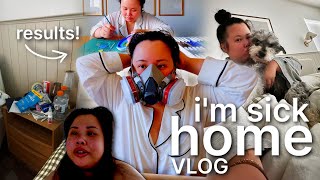VLOG: getting super sick, canceling everything, final project reveal, isolating in my bedroom, home!