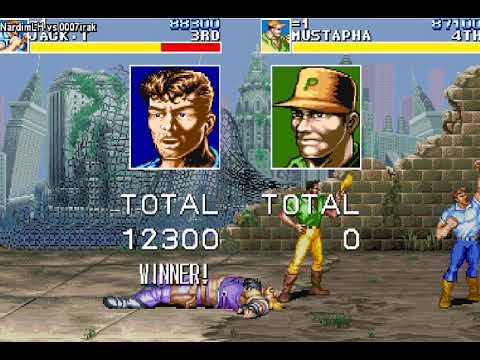 Cadillacs and Dinosaurs - Arcade - Jack & Mustapha - 2 players - 1 credit gameplay