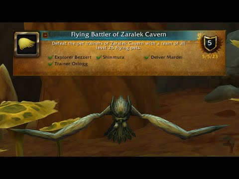 Flying Battler of Zaralek Cavern - world of warcarft - 5 pets only