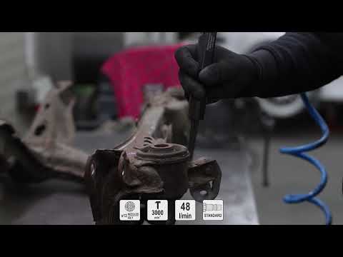 Молоток пневматичний YATO: 48 л/хв, 6.3 Bar, 13 голок, голковий доліт