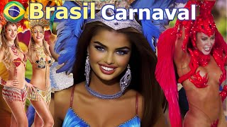 🇧🇷 4K Best 15 Beautiful Dancers of Rio de Janeiro Carnaval Brazil, Samba Brasil Carnival, Top 1-Up