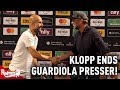 Hilarious Moment Klopp Interrupts Guardiola Press Conference!