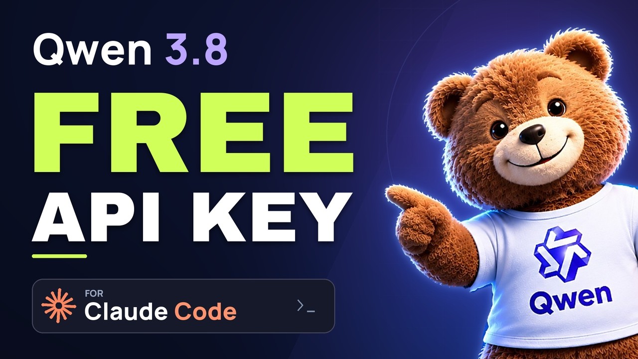 Use Qwen 3.8 Flash for FREE in Claude Code (FREE API Key)