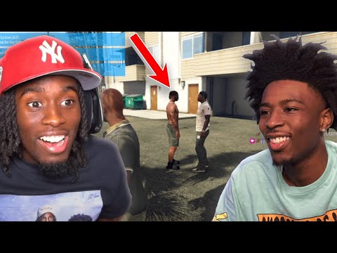 Fufu Introduces His Son Kai Cenat To His Cousin BakFbf