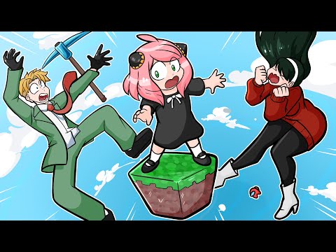 Fiz meus PAIS SOBREVIVEREM com apenas 1 BLOCO no MINECRAFT