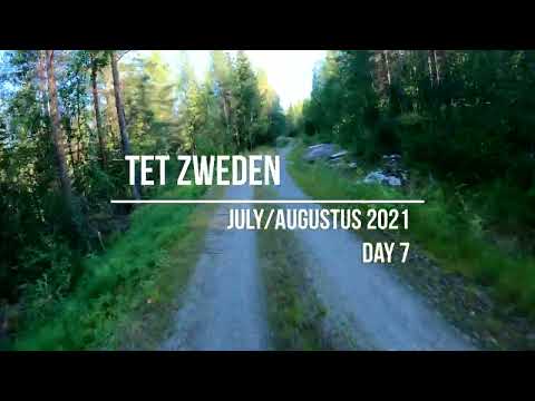Solo motorcycling TET Sweden, section 4 + 5.