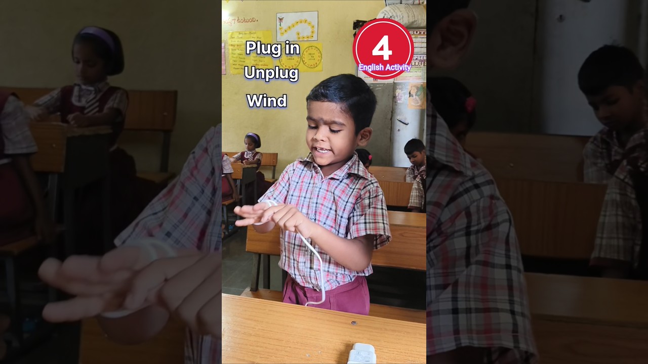 English Activity - 4 | Easy English | Action Words | Teacher Innovation Ideas | #teachingstrategies