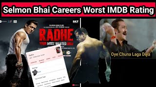 Radhe Movie Worst IMDB Rating 🤦 | Radhe Your Most Wanted Bhai | Salman Khan | Prabhudeva
