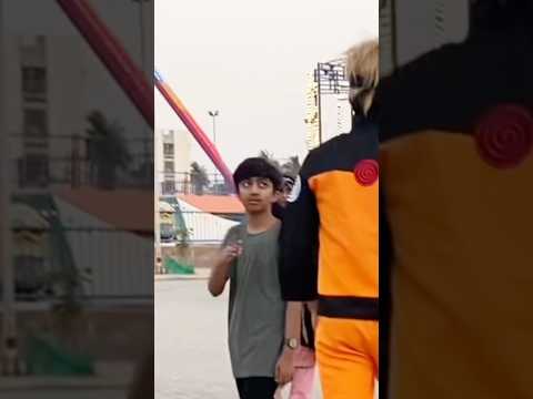 Naruto in Pakistan 😮  Caught amazing public reactions 😍 #cosplay #publicreaction #anime #viral