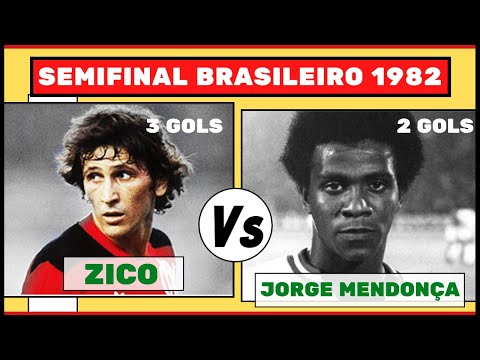 ENCONTRO DE GÊNIOS E NO AUGE! Zico VS Jorge Mendonça (1982) - Guarani 2 x 3 Flamengo